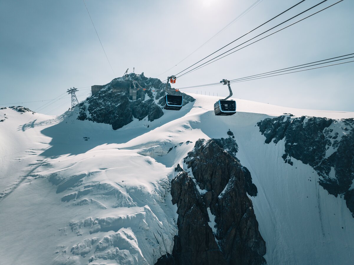 Matterhorn Glacier Paradise Peak In Zermatt